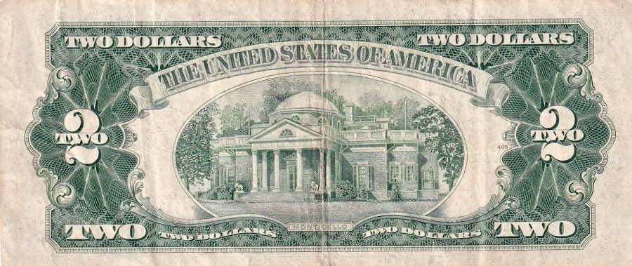 USA, 2 Dollars 1953