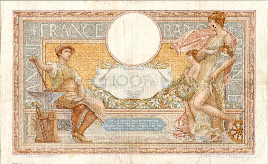 Francie, 100 Francs 1938
