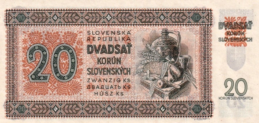 Slovenská republika 1939 - 1945, 20 Korun 1942