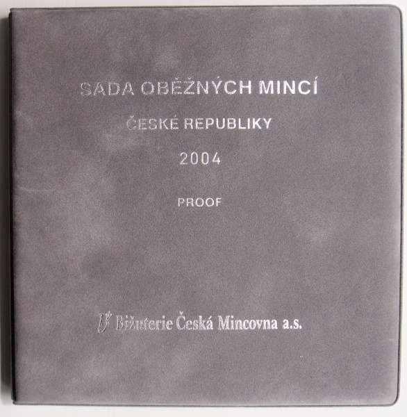 Česká republika, Sada oběžných mincí 2004 - PROOF