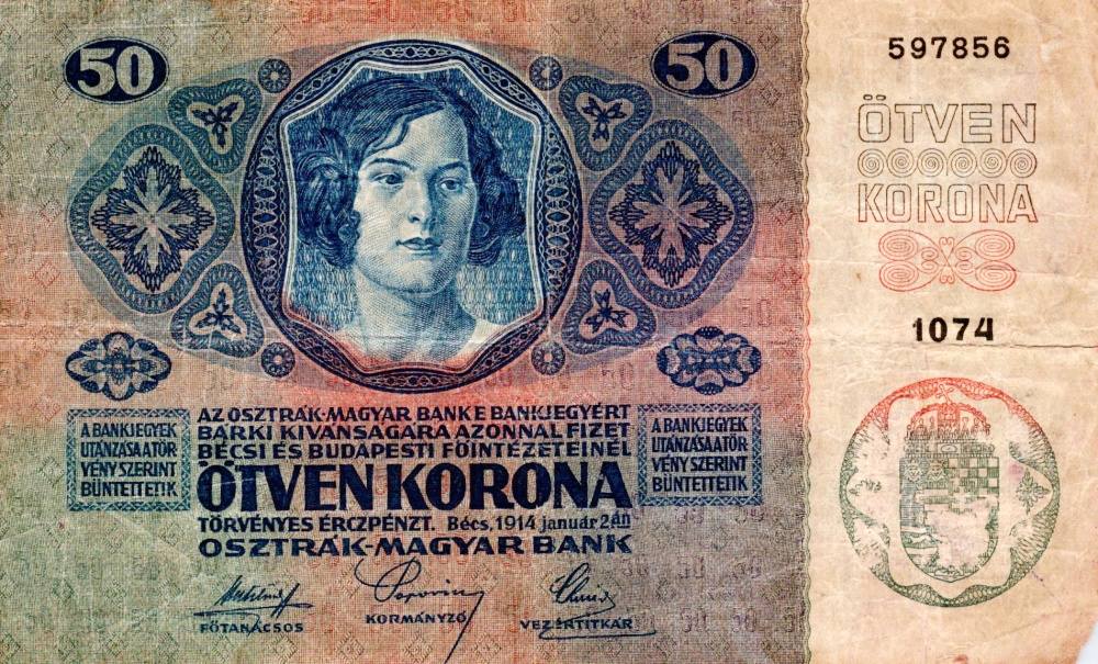 Rakousko - Uhersko, 1867 - 1918, 50 Koruna 1914