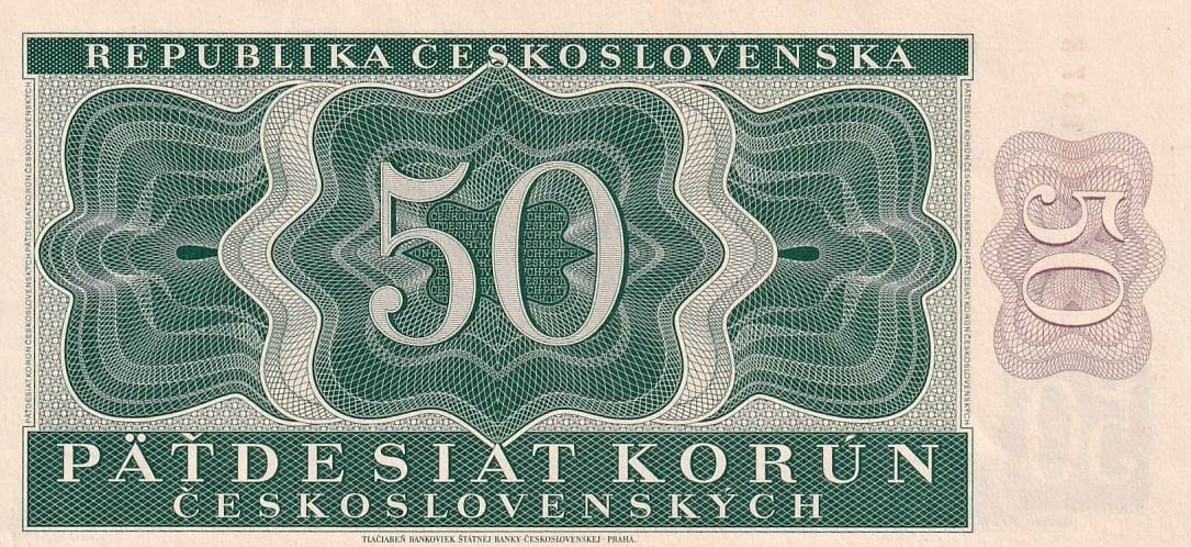 Československo 1945 - 1953, 50 Kčs 29.8.1950 