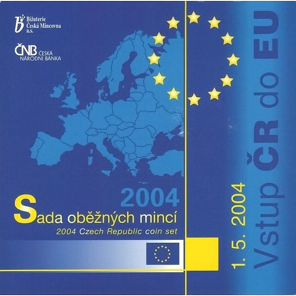 Česká republika 1993 - , Sada oběžných mincí 2004 - Vstup ČR do EU