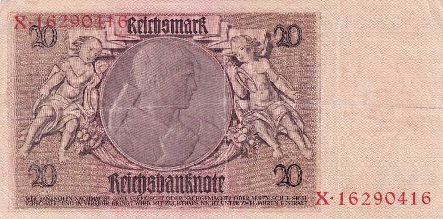Německo, 20 Reichsmark 1929