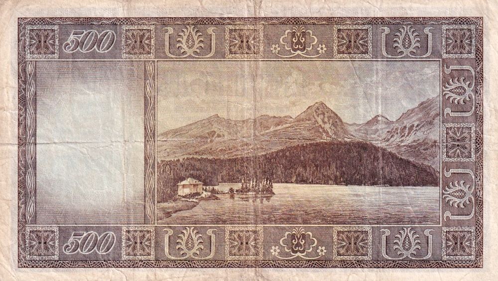 Československo 1945 - 1953, 500 Korun b.l. (1945) 