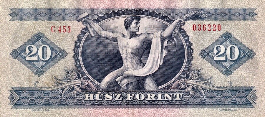 Maďarsko, 20 Forint 1975