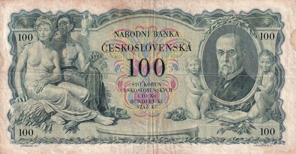 Československo 1919 - 1939, 100 Koruna 1931 