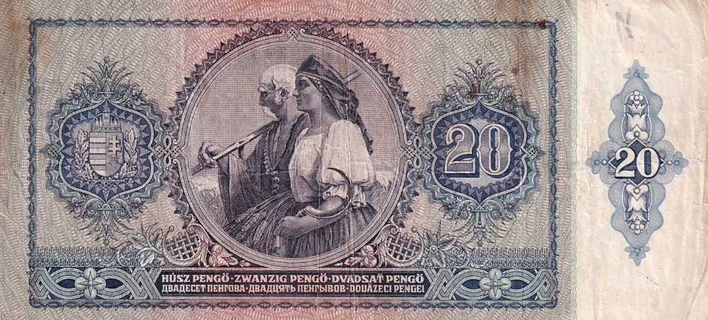 Maďarsko, 20 Pengö 1941