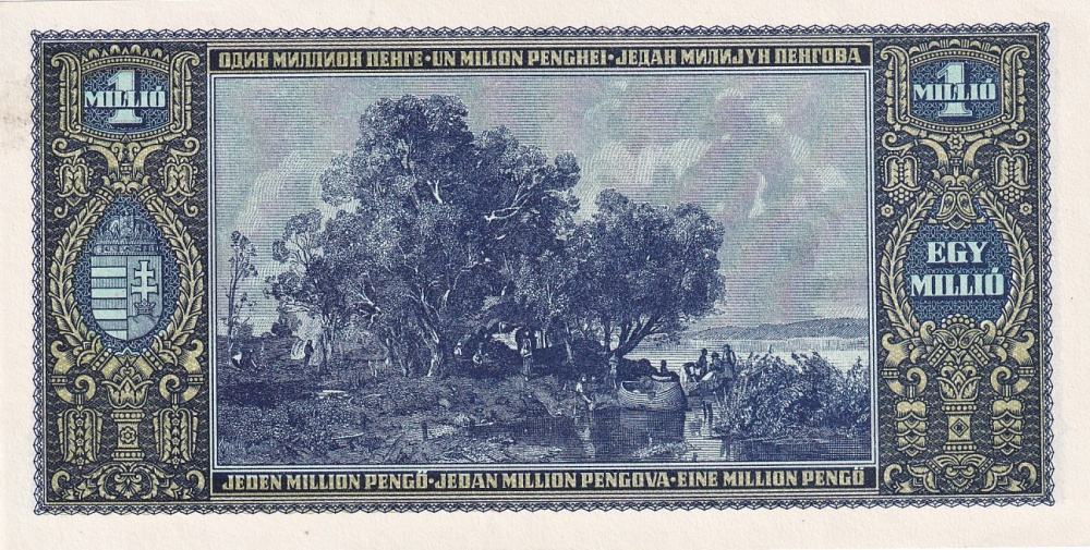 Maďarsko, 1 000 000 Pengö 1945
