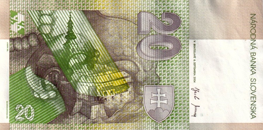 Slovensko, 20 Koruna 2004