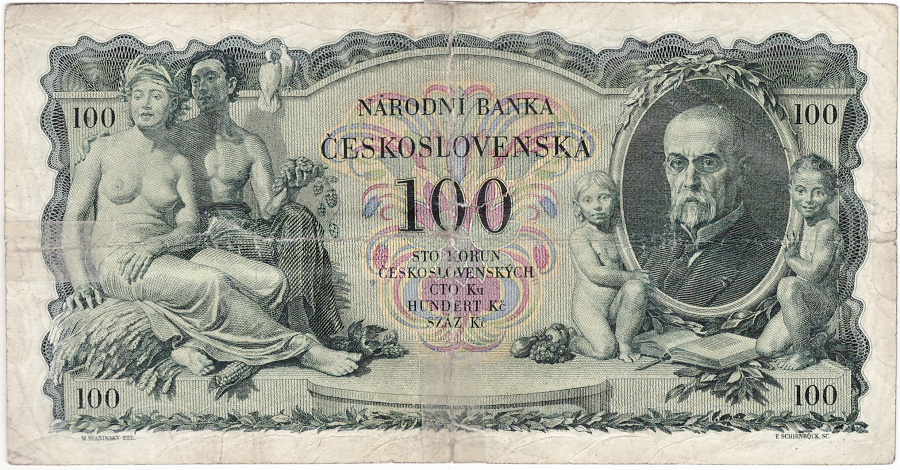 Československo 1919 - 1939, 100 Koruna 1931 