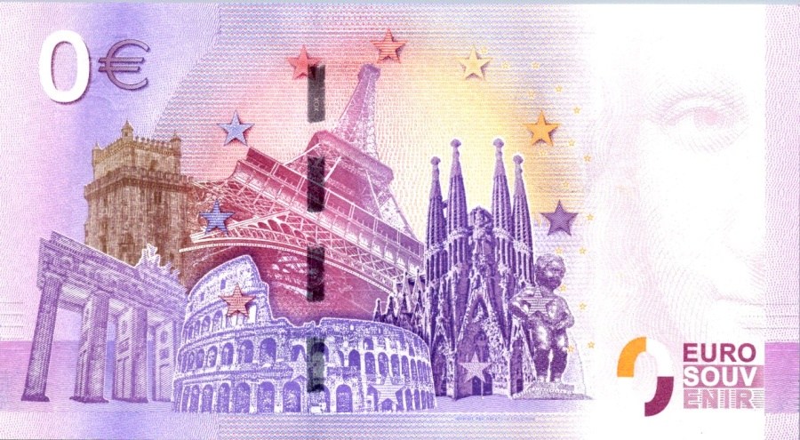 Portugalsko, 0 EUR 2017, 100 Anos Aparicoes de Fatima
