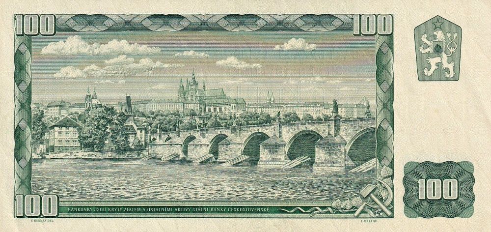 Československo 1958 - 1964 100 Koruna 1961