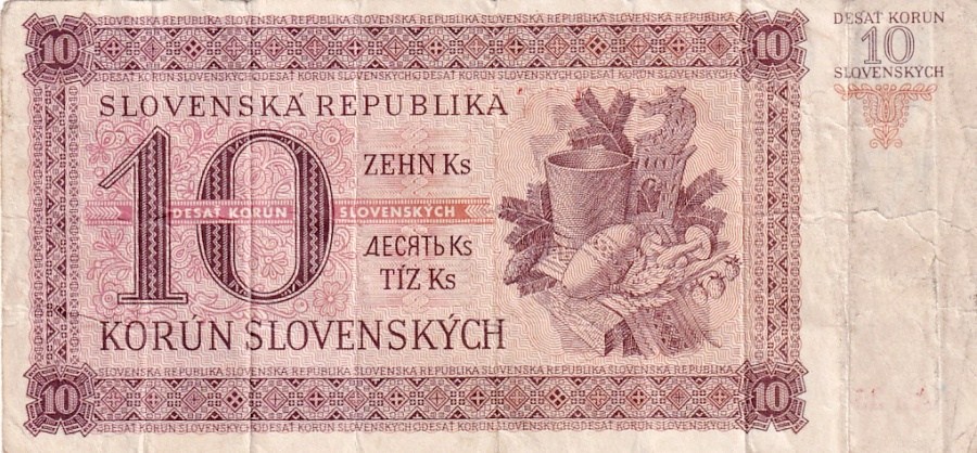 Slovenská republika 1939 - 1945, 10 Korun 1943