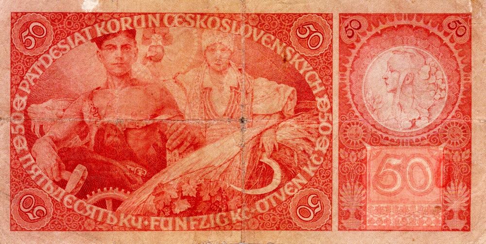 Československo 1919 - 1939, 50 Korun 1929