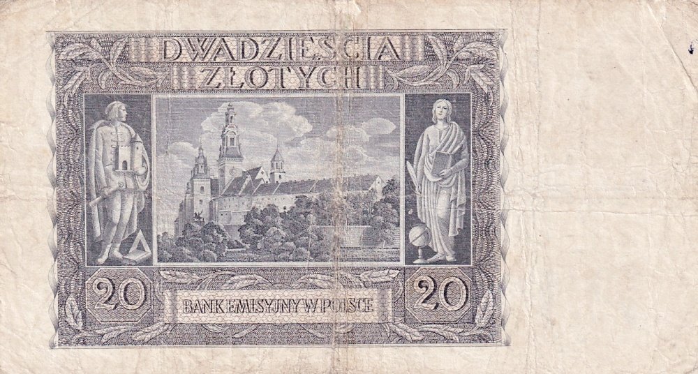 Polsko, 20 Zlotých 1940