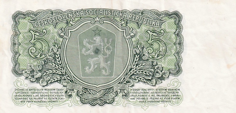 Československo 1958 - 1964, 5 Koruna 1961