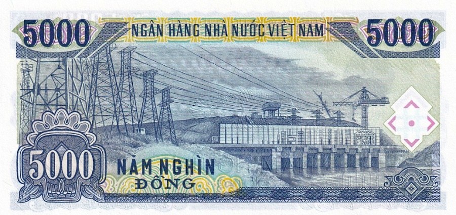 Vietnam, 5 000 Dong 1991