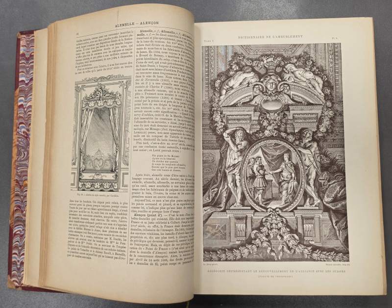 Dictionnaire de L´ameublement, Par Henry Havard, I, II, III, IV, Paris