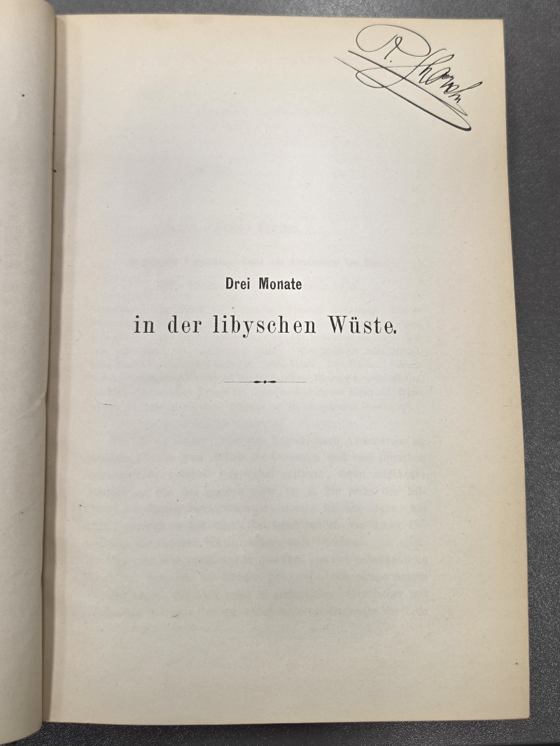 Drei Monate in der libyschen Wüste, Gerhard Rohlfs