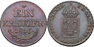 František II. 1792 - 1835, 1 Krejcar 1816 A
