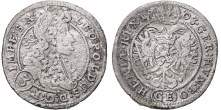 Leopold I., 1657 - 1705, 3 Krejcar 1703