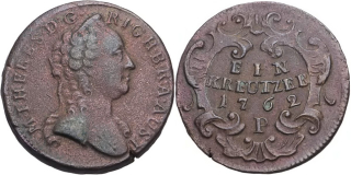 Marie Terezie 1740 - 1780, 1 Krejcar 1762 P