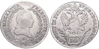 František II. 1792 - 1835, 10 Krejcar 1815 B