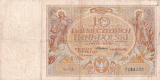Polsko, 10 Zlotých 1929