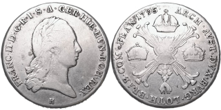 František II. 1792 - 1835, Tolar křížový 1795 H