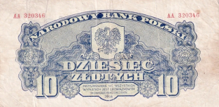 Polsko, 10 Zlotych 1944