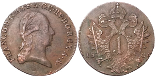 František II. 1792 - 1835, 1 Krejcar 1800