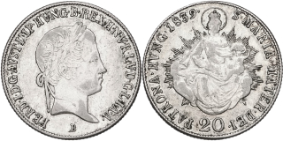 František II. 1792 - 1835, 20 Krejcar 1839 B