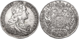 Karel VI. 1711 - 1740, Tolar 1740