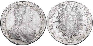 Marie Terezie 1740 - 1780, Tolar 1761 KB