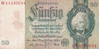 Německo, 50 Reichsmark 1933