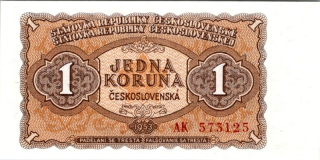 Československo 1953, 1 Kčs 1953