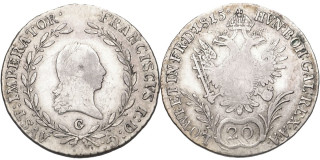 František II. 1792 - 1835, 20 Krejcar 1815 G