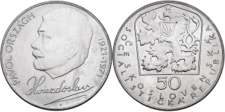 Československo 1953 - 1993, 50 Kčs 1971, P.O.Hveizdoslav 