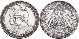 Německo, Prusko, Wilhelm II. 1888 - 1918, 2 Marka 1901