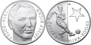 Česká republika, 200 Kč 2013 proof, Josef Bican