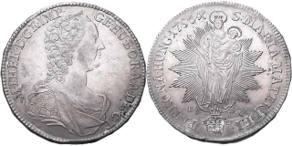 Marie Terezie 1740 - 1780, Tolar 1756 KB