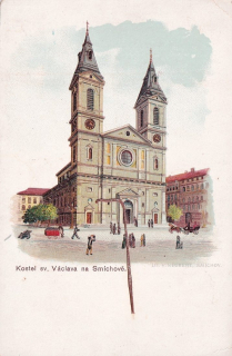 Okres Praha, kostel sv. Václava na Smíchově