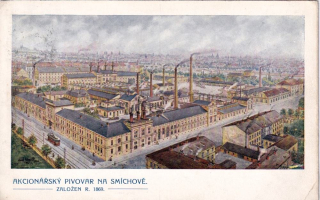 Okres Praha, pivovar na Smíchově