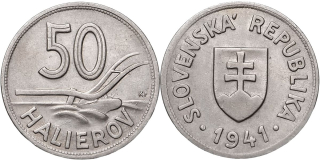 Slovenská republika 1939 - 1945, 50 Halierov 1941