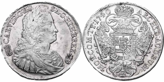 Karel VI. 1711 - 1740, Tolar 1740 KB