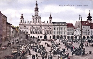 České Budějovice, Náměstí s radnicí