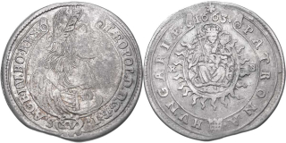 Leopold I., 1657 - 1705, XV Krejcar 1663 KB