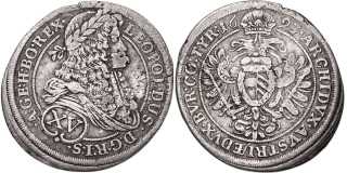 Leopold I., 1657 - 1705, XV Krejcar 1693