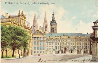Okres Praha, arcibiskupský palác a královský hrad